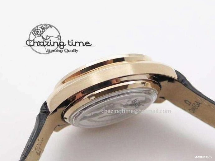 0420 Speedmaster ’57 RG Chrono AXF Best Edition On Black Leather Strap A Colorful 8284